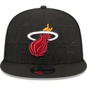 cepur-plakana-melns-snapback-9fifty-draft-edition-2023-no-miami-heat-nba-no-new-era