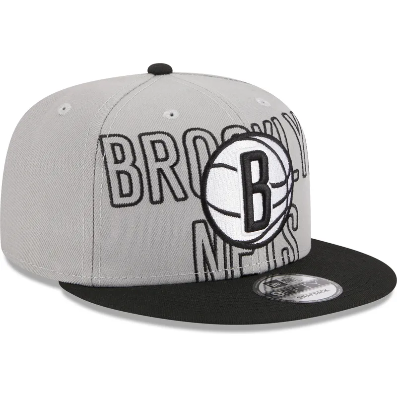 cap-plakana-gray-snapback-9fifty-draft-edition-2023-no-brooklyn-nets-nba-no-new-era