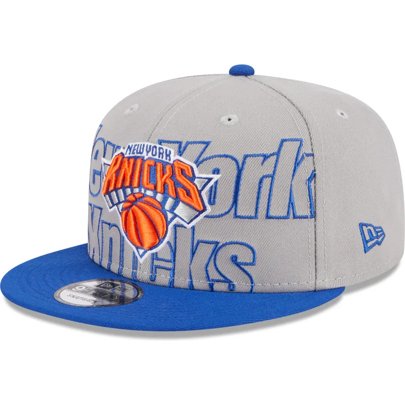 cap-plakana-gray-snapback-9fifty-draft-edition-2023-no-new-york-knicks-nba-no-new-era