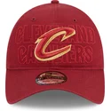 cap-izliekta-red-adjustable-strap-9twenty-draft-edition-2023-no-cleveland-cavaliers-nba-no-new-era