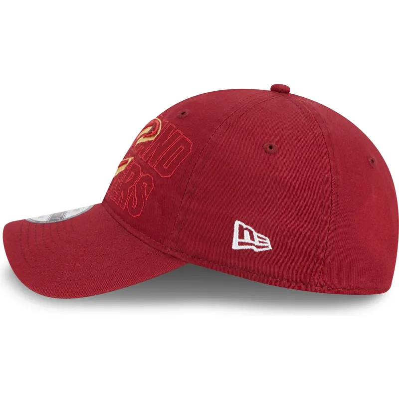 cap-izliekta-red-adjustable-strap-9twenty-draft-edition-2023-no-cleveland-cavaliers-nba-no-new-era