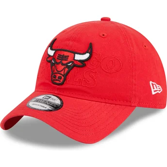 Cepur izliekta sarkans regulējams 9TWENTY Draft Edition 2023 no Chicago Bulls NBA no New Era