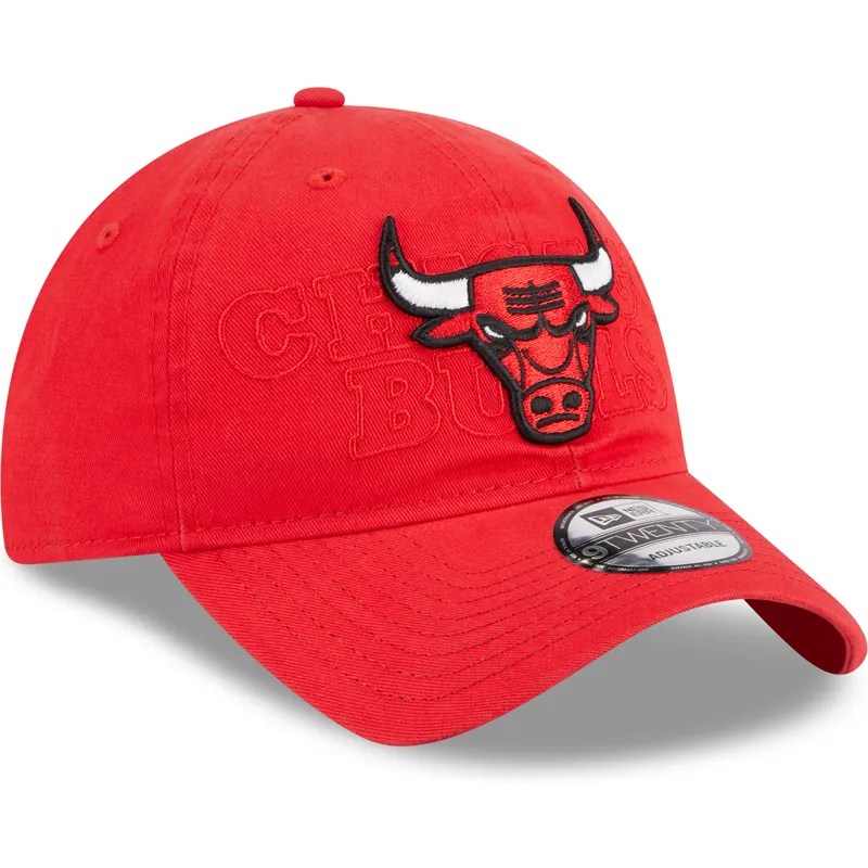 cepur-izliekta-sarkans-regulejams-9twenty-draft-edition-2023-no-chicago-bulls-nba-no-new-era