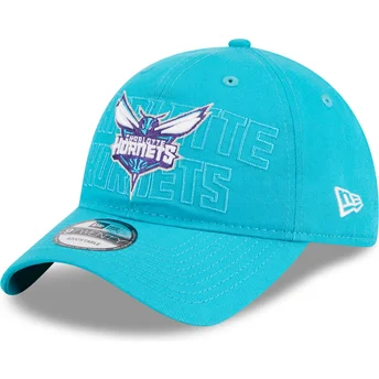 Cepur izliekta zils regulējams 9TWENTY Draft Edition 2023 no Charlotte Hornets NBA no New Era