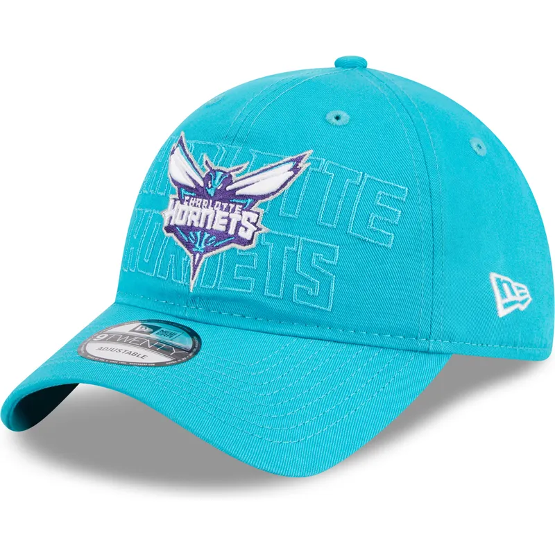 cap-izliekta-blue-adjustable-strap-9twenty-draft-edition-2023-no-charlotte-hornets-nba-no-new-era