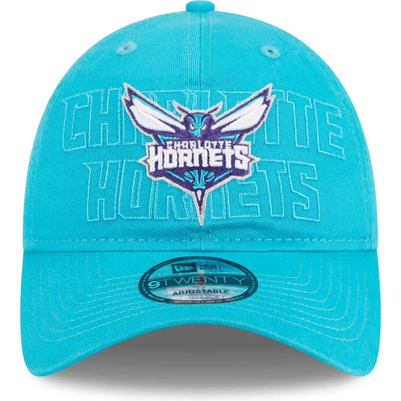 cap-izliekta-blue-adjustable-strap-9twenty-draft-edition-2023-no-charlotte-hornets-nba-no-new-era