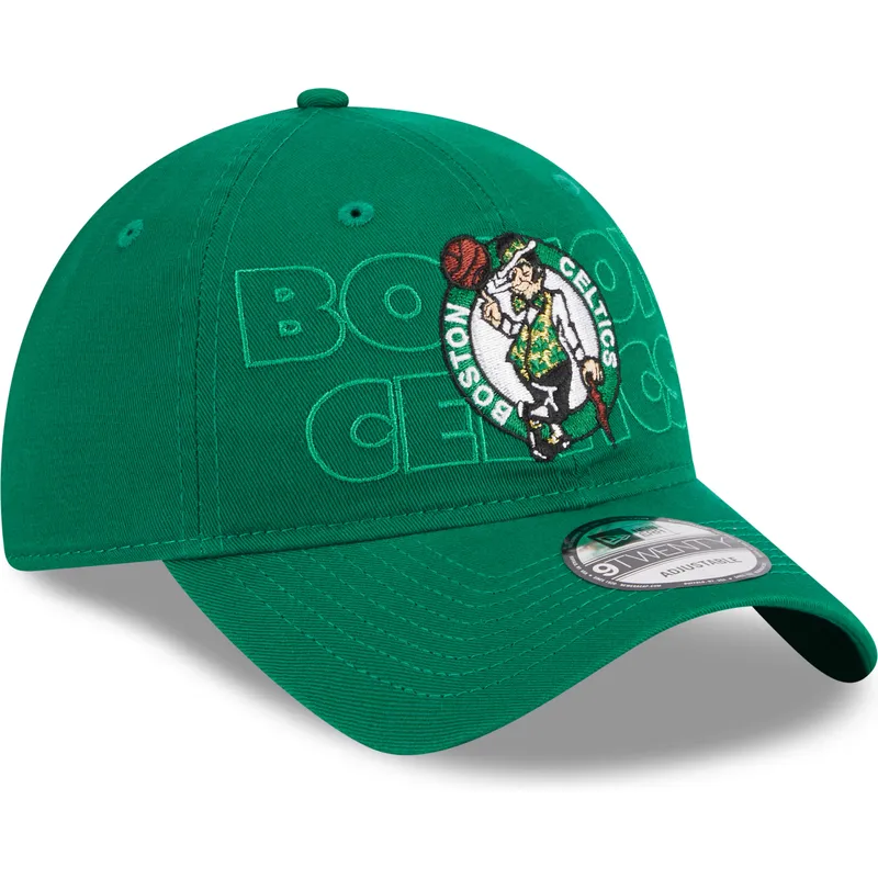 cepur-izliekta-zals-regulejams-9twenty-draft-edition-2023-no-boston-celtics-nba-no-new-era