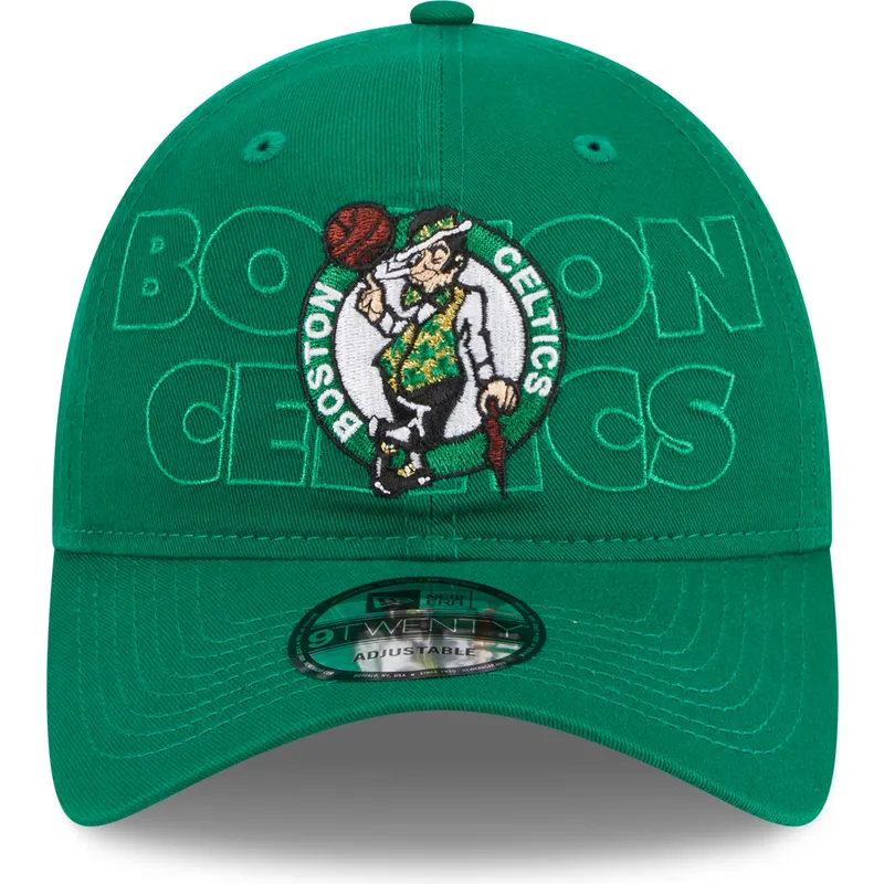 cepur-izliekta-zals-regulejams-9twenty-draft-edition-2023-no-boston-celtics-nba-no-new-era