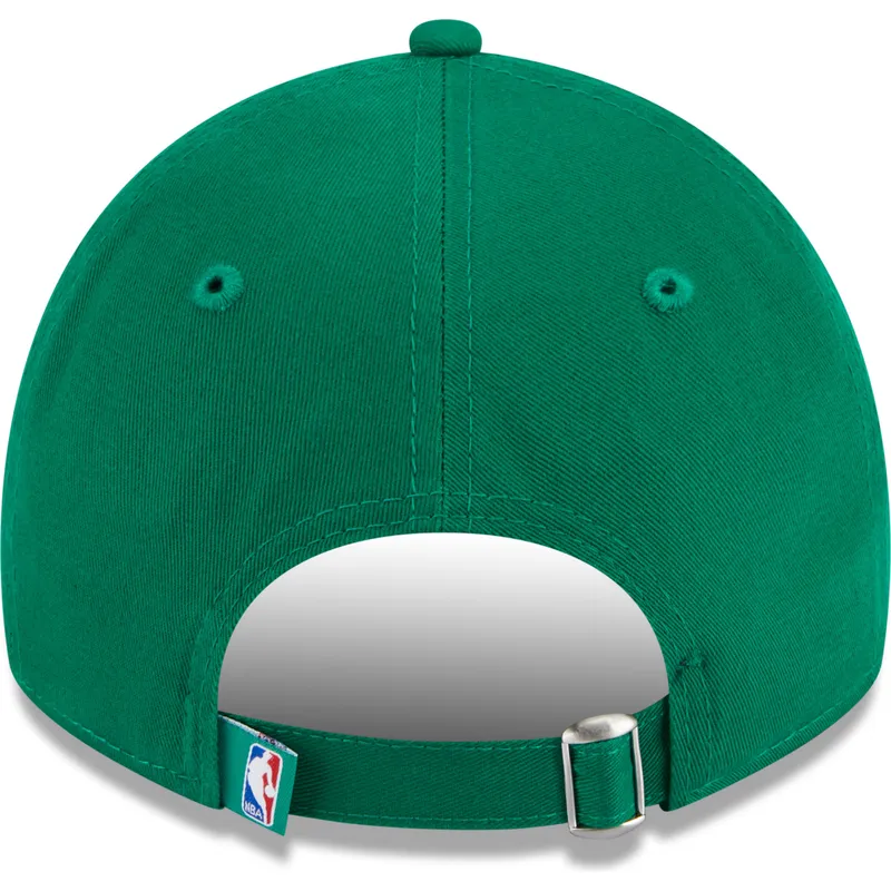 grune-verstellbare-curved-cap-9twenty-draft-edition-2023-der-boston-celtics-nba-von-new-era