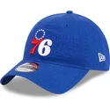 cepur-izliekta-zils-regulejams-9twenty-draft-edition-2023-no-philadelphia-76ers-nba-no-new-era