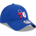 cepur-izliekta-zils-regulejams-9twenty-draft-edition-2023-no-philadelphia-76ers-nba-no-new-era