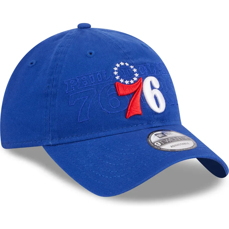 cepur-izliekta-zils-regulejams-9twenty-draft-edition-2023-no-philadelphia-76ers-nba-no-new-era