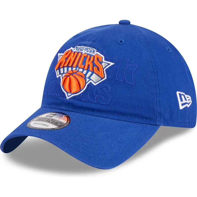 cepur-izliekta-zils-regulejams-9twenty-draft-edition-2023-no-new-york-knicks-nba-no-new-era