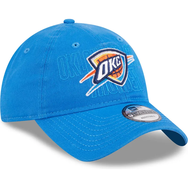 cepur-izliekta-zils-regulejams-9twenty-draft-edition-2023-no-oklahoma-city-thunder-nba-no-new-era
