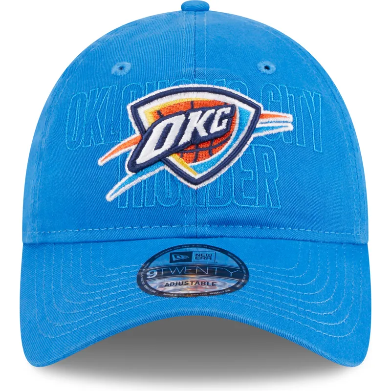 cepur-izliekta-zils-regulejams-9twenty-draft-edition-2023-no-oklahoma-city-thunder-nba-no-new-era