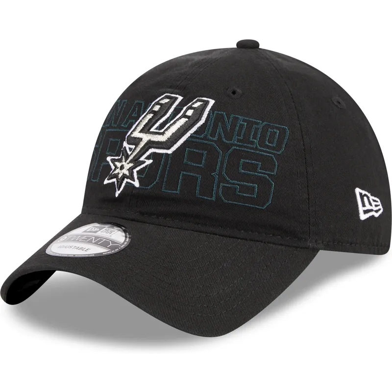 cap-izliekta-black-adjustable-strap-9twenty-draft-edition-2023-no-san-antonio-spurs-nba-no-new-era