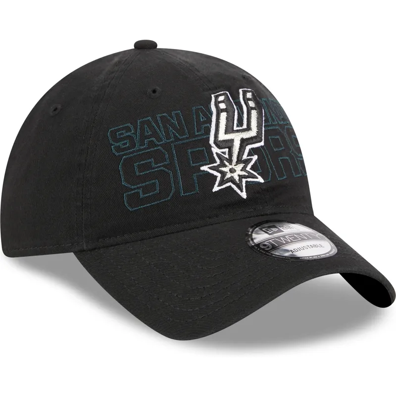 cap-izliekta-black-adjustable-strap-9twenty-draft-edition-2023-no-san-antonio-spurs-nba-no-new-era