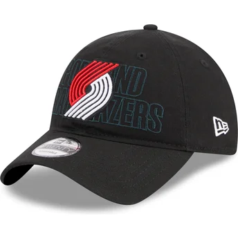 Cap izliekta black adjustable strap 9TWENTY Draft Edition 2023 no Portland Trail Blazers NBA no New Era