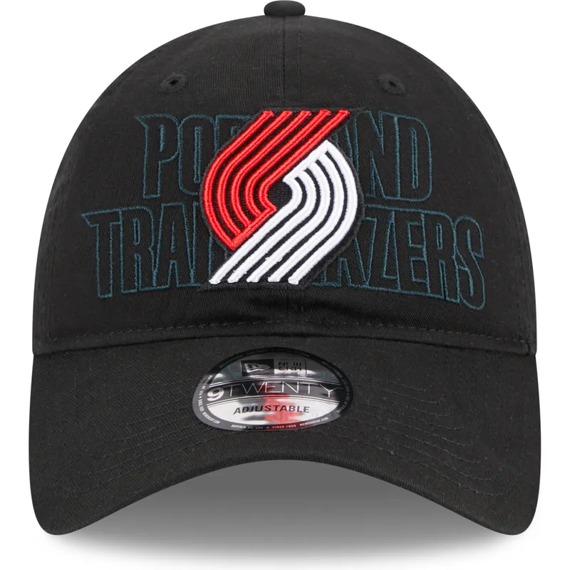 cap-izliekta-black-adjustable-strap-9twenty-draft-edition-2023-no-portland-trail-blazers-nba-no-new-era