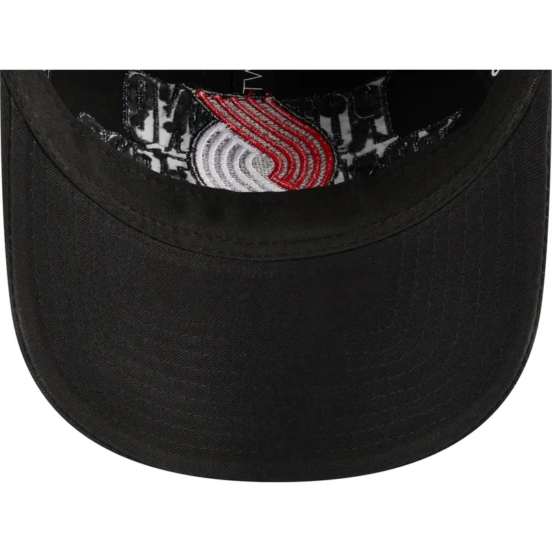 svart-bojd-justerbar-keps-9twenty-draft-edition-2023-fran-portland-trail-blazers-nba-av-new-era