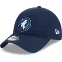 cepur-izliekta-tumsi-zils-regulejams-9twenty-draft-edition-2023-no-minnesota-timberwolves-nba-no-new-era