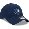 cepur-izliekta-tumsi-zils-regulejams-9twenty-draft-edition-2023-no-minnesota-timberwolves-nba-no-new-era