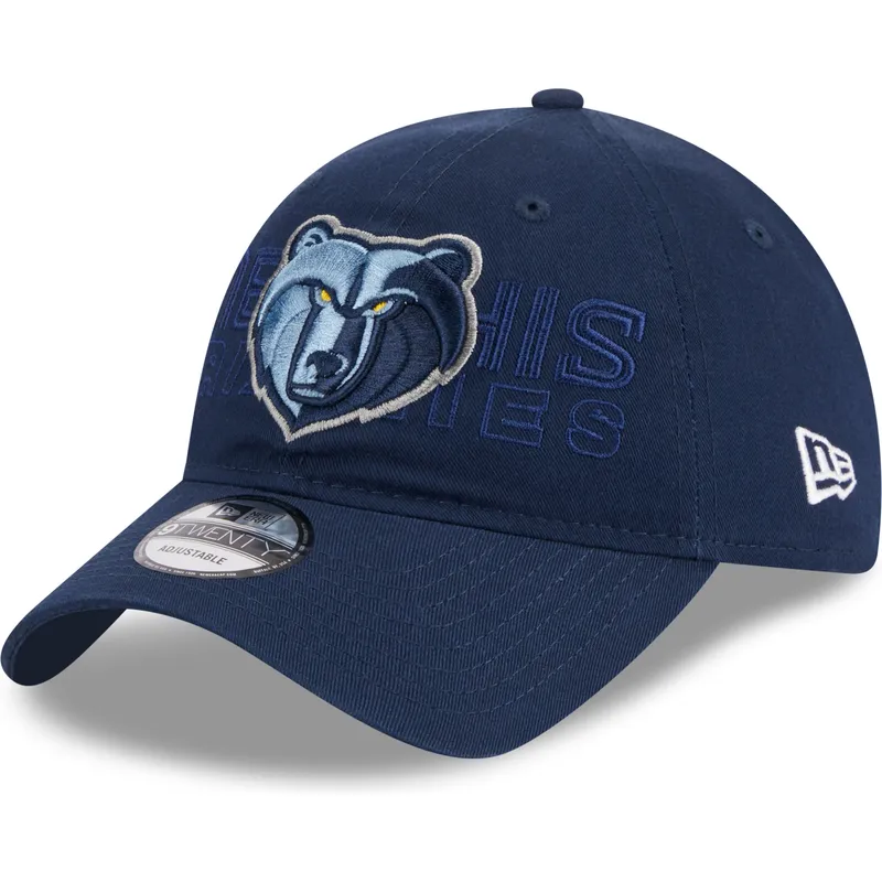 cepur-izliekta-tumsi-zils-regulejams-9twenty-draft-edition-2023-no-memphis-grizzlies-nba-no-new-era