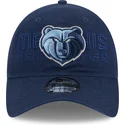 cepur-izliekta-tumsi-zils-regulejams-9twenty-draft-edition-2023-no-memphis-grizzlies-nba-no-new-era