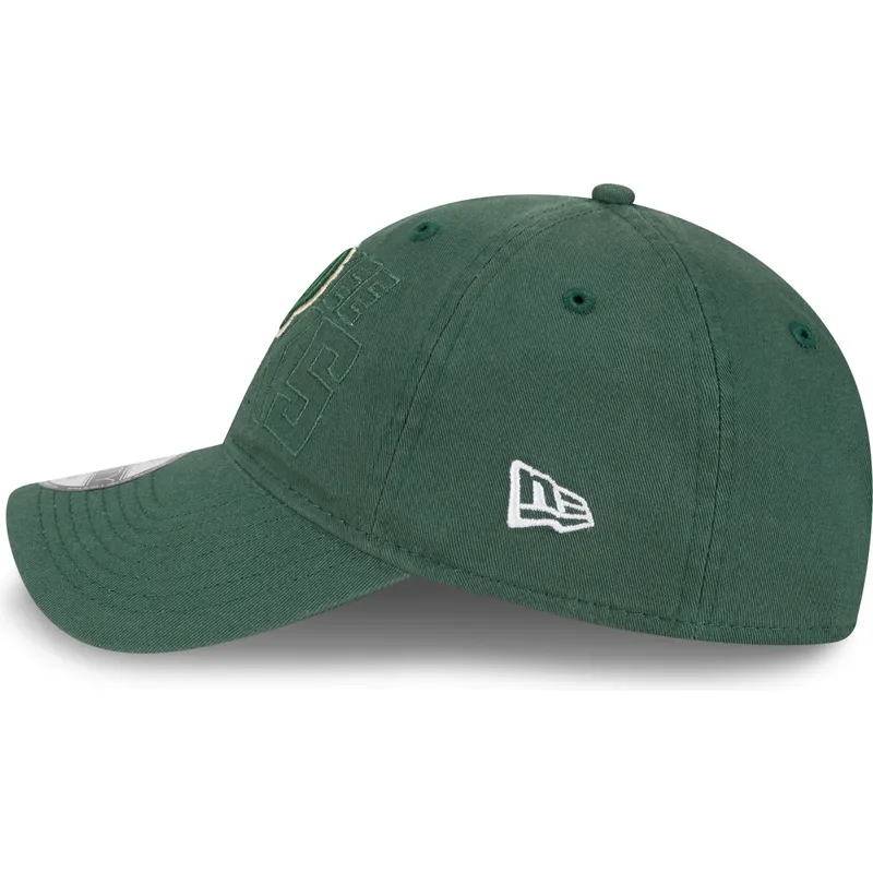 cepur-izliekta-zals-regulejams-9twenty-draft-edition-2023-no-milwaukee-bucks-nba-no-new-era