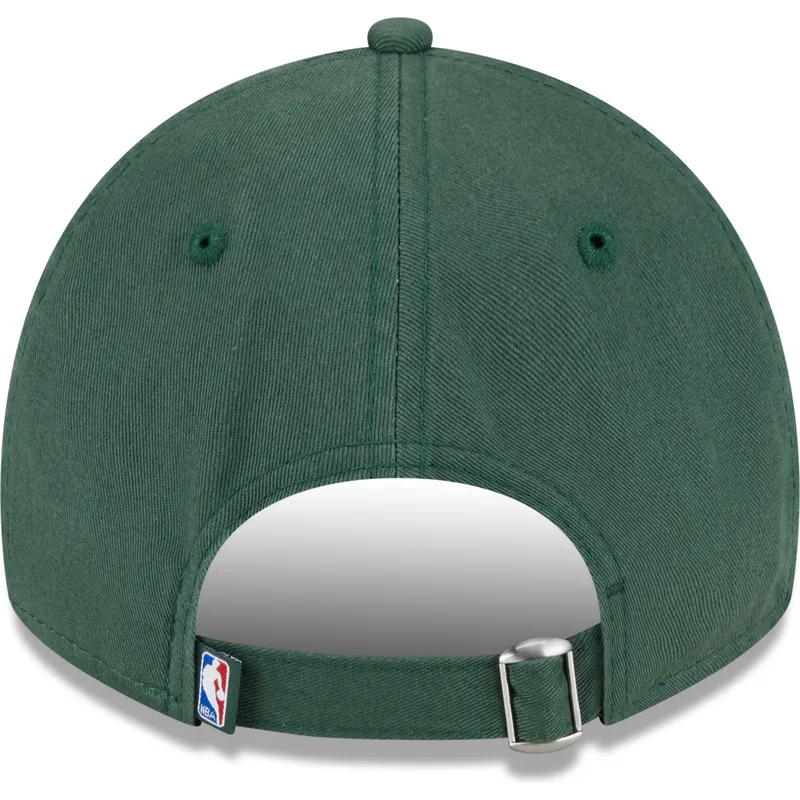 grune-verstellbare-curved-cap-9twenty-draft-edition-2023-der-milwaukee-bucks-nba-von-new-era