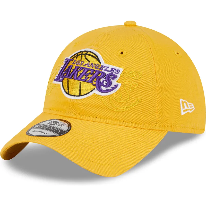 cepur-izliekta-dzeltens-regulejams-9twenty-draft-edition-2023-no-los-angeles-lakers-nba-no-new-era