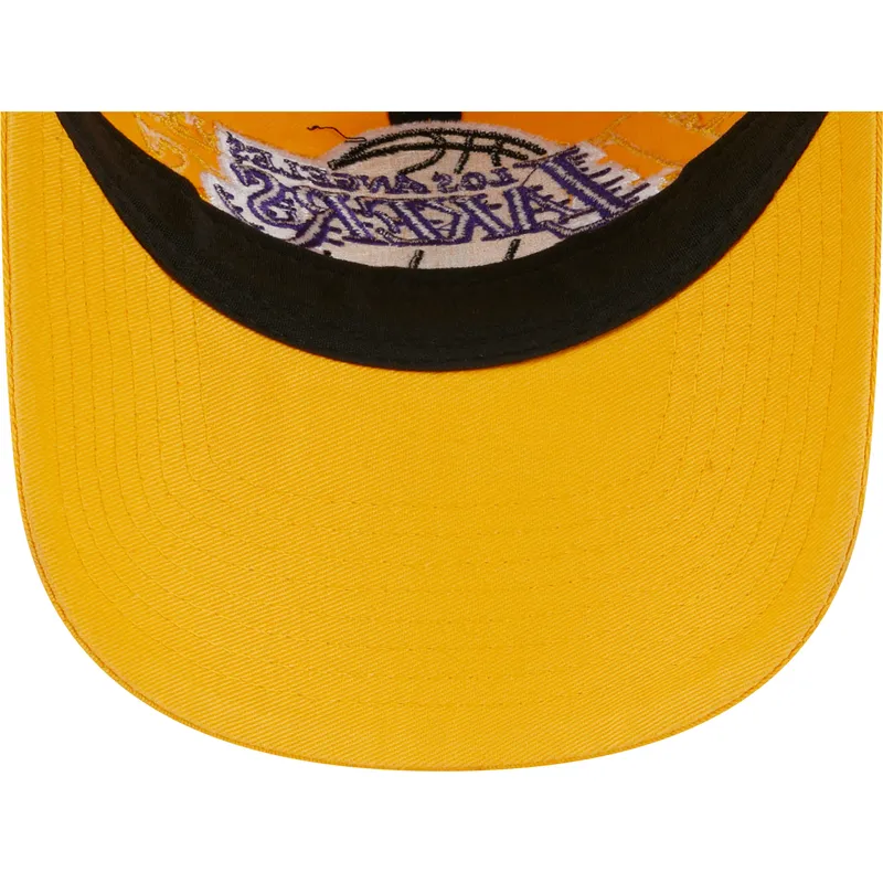 cepur-izliekta-dzeltens-regulejams-9twenty-draft-edition-2023-no-los-angeles-lakers-nba-no-new-era