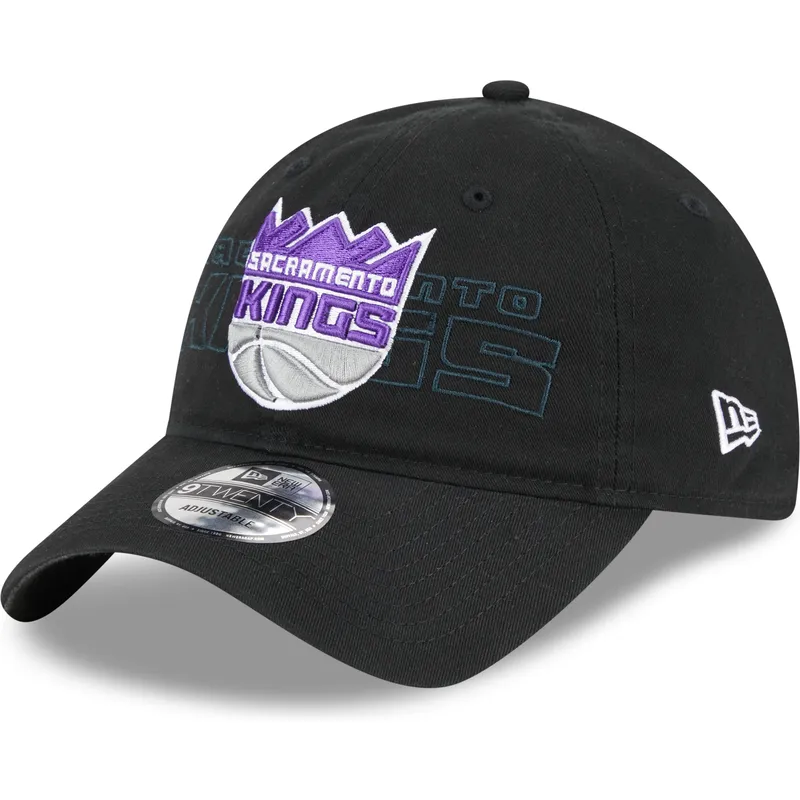 cepur-izliekta-melns-regulejams-9twenty-draft-edition-2023-no-sacramento-kings-nba-no-new-era