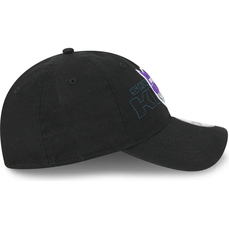 cepur-izliekta-melns-regulejams-9twenty-draft-edition-2023-no-sacramento-kings-nba-no-new-era