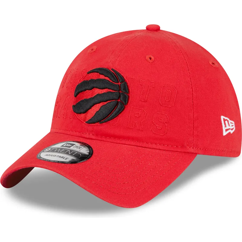 cap-izliekta-red-adjustable-strap-9twenty-draft-edition-2023-no-toronto-raptors-nba-no-new-era