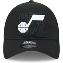 cepur-izliekta-melns-regulejams-9twenty-draft-edition-2023-no-utah-jazz-nba-no-new-era