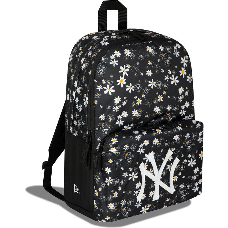 mugursoma-melns-multi-stadium-floral-no-new-york-yankees-mlb-no-new-era