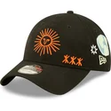 cepur-izliekta-melns-regulejams-9twenty-washed-graphic-no-new-era