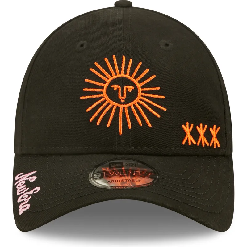 cepur-izliekta-melns-regulejams-9twenty-washed-graphic-no-new-era