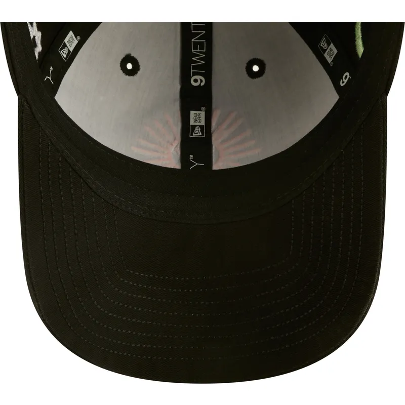 cepur-izliekta-melns-regulejams-9twenty-washed-graphic-no-new-era