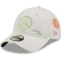 cepur-izliekta-balts-regulejams-9twenty-washed-graphic-no-new-era