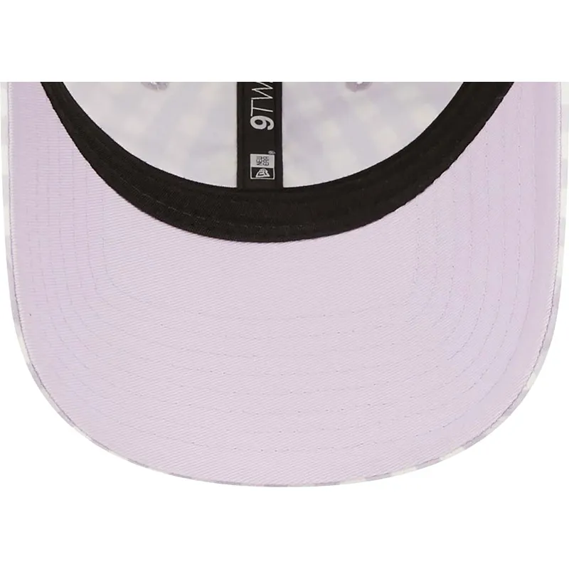 cap-izliekta-violet-adjustable-strap-claro-9twenty-gingham-no-new-york-yankees-mlb-no-new-era cap-izliekta-violet-adjustable-strap-claro-9twenty-gingham-no-new-york-yankees-mlb-no-new-era