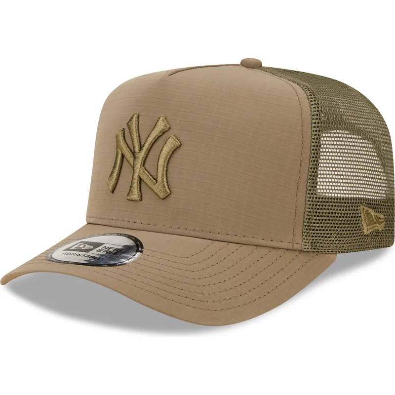 cepur-izliekta-truckeris-zals-snapback-a-frame-tech-ripstop-no-new-york-yankees-mlb-no-new-era