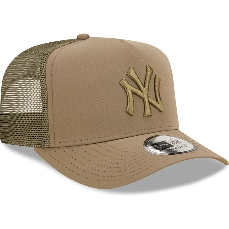 cepur-izliekta-truckeris-zals-snapback-a-frame-tech-ripstop-no-new-york-yankees-mlb-no-new-era