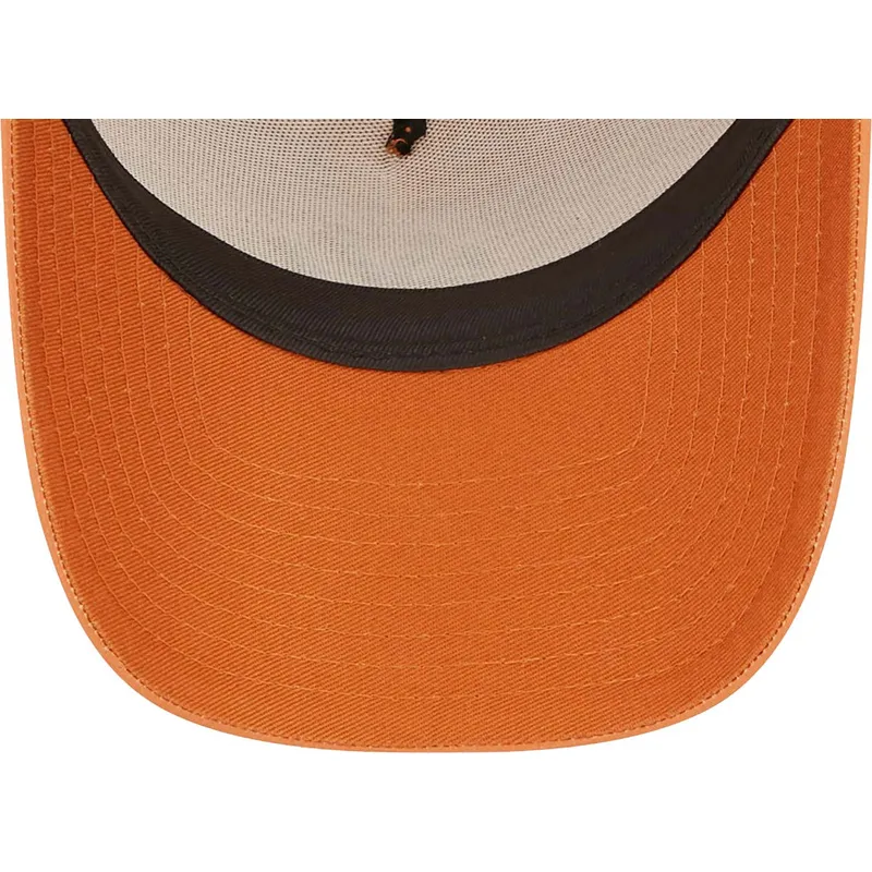 cepur-izliekta-truckeris-bruns-snapback-a-frame-tech-ripstop-no-new-york-yankees-mlb-no-new-era