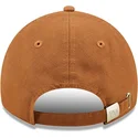 czapka-z-zakrzywionym-daszkiem-brazowa-regulowana-9twenty-linen-od-new-era