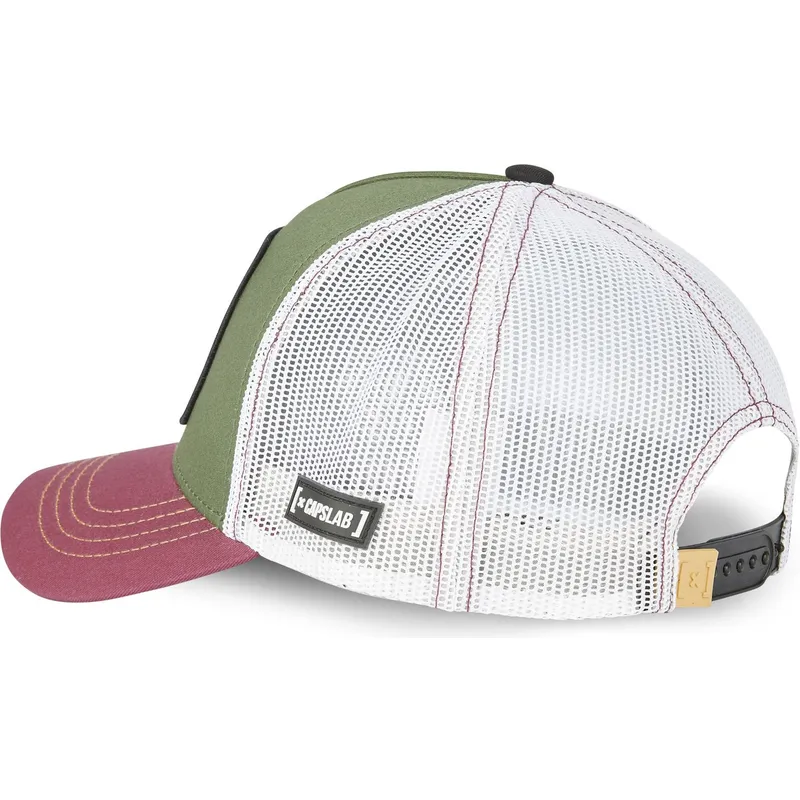 trucker-cap-grun-weiss-und-rot-roronoa-zoro-zor4-one-piece-von-capslab