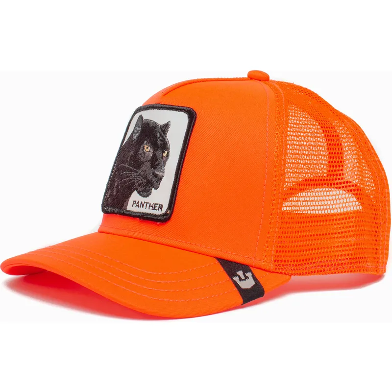cepur-izliekta-truckeris-oranzs-snapback-black-panther-the-farm-no-goorin-bros