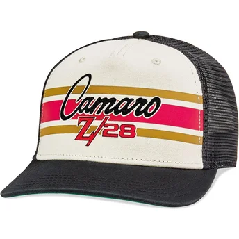 American Needle Camaro Z28 Sinclair Snapback Trucker Cap in Weiß und Schwarz