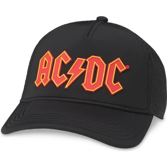Czapka trucker czarna snapback AC/DC Riptide Valin...